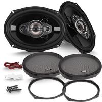 Pyle 6x9/7x10 car Speakers 4-Way Quadriaxial Full Range Sound Audio - Butyl Rubber Surround, 500W w/ 4Ohm Impedance ＆ 3/4'' Piezo Tweeter(並行輸入品) | オーエルジー