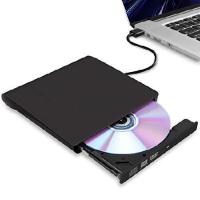 Hcsunfly External CD/DVD Drive for Laptop, USB 3.0 Ultra-Slim Portable Burner Writer Compatible with Mac MacBook Pro/Air iMac Desktop Windows 7/8/10/X | オーエルジー