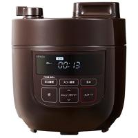 siroca 電気圧力鍋 SP-D131 ブラウン[圧力/無水/蒸し/炊飯/スロー調理/温め | オマツリライフ