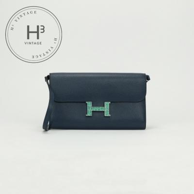 ほぼ新品・ブルーゼリージュ・コンスタンスロング・長財布・ ほぼ新品・ブルーゼリージュ・コンスタンスロング・長財布・