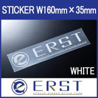 ERST(エアスト) ステッカー W160mm×35mm ホワイト | ONE S ONLINE SHOP ヤフー店