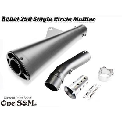 【よざ】One'S&M ワンズ管 ステンレス マフラー 取り付け金具付き ZX-4R ZX-4RR ZX-25R 2023-2024y専用 スリップオンマフラー