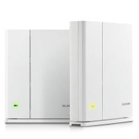 エレコム(ELECOM) WMC-DLGST2-W ホワイト Wi-Fi 5 11ac 867+400Mbps e-Meshスターターキット | ワンズマートYahoo!ショッピング店