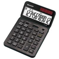 シャープ(SHARP) EL-VN83-BX ブラック系スタイリッシュブラック デザイン電卓プレミアムモデル 抗菌仕様 12桁 | ワンズマートYahoo!ショッピング店