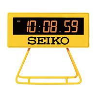 セイコークロック(Seiko Clock) 目覚まし時計 置き時計 デジタル ミニタイマークロック 黄色 93×104×45mm SQ815Y | ワントゥデイ