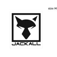 ジャッカル JACKALL カッティングステッカー スクエア サイズＭ #ブラック | オングローブ