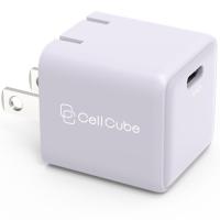 FUNMAXJAPAN　1ポートUSB-C Fast Charger GaN Mini（PD30w）　CellCube　CC-AC06-0559　白藤 | onHOME(オンホーム)