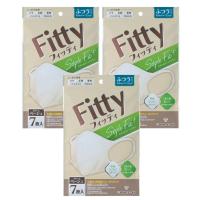 【3袋計21枚】玉川衛材 フィッティ スタイルフィットプラス立体 クリームベージュ ふつう 7枚入 | online-3ツィーディア