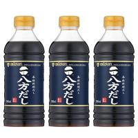 ミツカン 八方だし 500ml ×3本 めんつゆ 送料無料 | オンラインクオリティーマート2