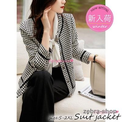 千鳥格子 コート ノーカラーのおすすめ人気商品一覧 通販 - Yahoo