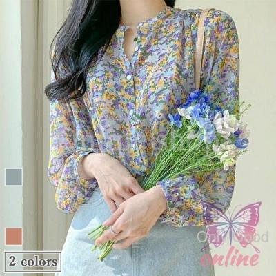 シフォン花柄ブラウス（レディースファッション） | ファッション の 