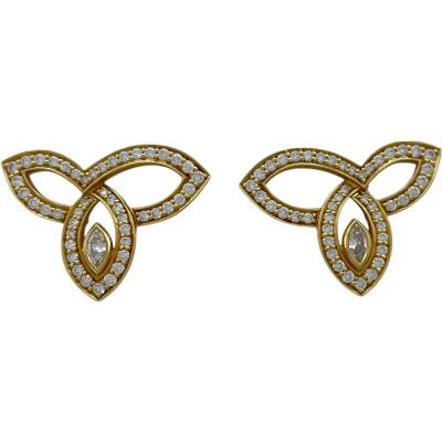 ピアス リリークラスターミニ Creema リリークラスター ピアス ハリー・ウィンストン HARRY WINSTON リリークラスター ミニ PT950 ピアス 中古 ジェムキャッスル