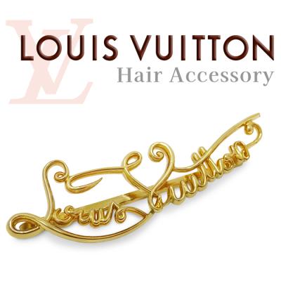 美品 ルイヴィトン バレッタ モノグラム ファランドール 髪留 ヘアアクセサリー 美品 ルイヴィトン バレッタ モノグラム ファランドール 髪留