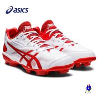 アシックス 野球 ポイントスパイク スターシャイン3 1123A033 ASICS スパイク ポイント 大人 野球スパイク ホワイト レッド少年用 大人用 一般 あすつく | オオウエスポーツYahoo!店