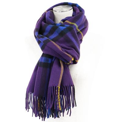 BURBERRY マフラー カシミヤ 100% チェック グリーン パープル 希少】バーバリー カシミア100% マフラー ノバチェック グリーン