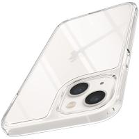 Spigen iPhone13 ケース ストラップホール付き 背面強化ガラス TPUバンパー 耐衝撃 ACS03532 クリスタルクリア | OPEN-CLOTHES