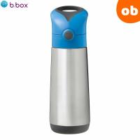 bbox ステンレスボトル500ml ブルースレート ビーボックス b-box b.box 保冷 保温 ストローボトル 子供用 blue slate【 | ORANGE-BABY