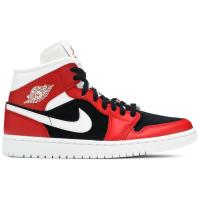 ナイキ NIKE エアジョーダン ワン Air Jordan 1 Mid Shoes Casual Sneakers BQ6472-601 ミッドカット レディース Gym Red White Black | ToriDollJAPAN