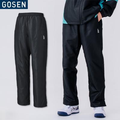 GOSEN ブラック ウォームアップ Lサイズ 上下セット GOSEN バトミントン ウォームアップウエア｜ウエア｜バドミントン