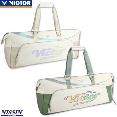 VICTOR バドミントンバッグ 大容量 ホワイト VICTOR バドミントンバッグ ホワイト