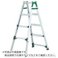 アルインコ 高段差用伸縮脚付きはしご兼用脚立 天板高さ1.88~2.32m(長わく)・1.59~2.03m(短わく) ( PRH1821FX ) | ORANGE TOOL TOKIWA