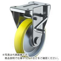 ユーエイ プレート式 固定 キャスター 帯電防止ウレタン 車輪径100mm ストッパー付き Jタイプ KB(R)型 取付寸法80×45 ( UWEKB-100(R) ) (メーカー取寄) | ORANGE TOOL TOKIWA