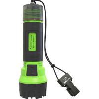 グリーンクロス LED懐中電灯 2000LM 充電式 ホイッスル付き 軽量タイプ ED-8FZ  ( 6300031448 ) | ORANGE TOOL TOKIWA