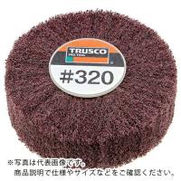 TRUSCO スピンねじ式ナイロンホイール外径60×厚25 320# (5個入) ( UFNS625-320 ) トラスコ中山(株) | ORANGE TOOL TOKIWA