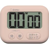 dretec 大画面タイマー「シャボン」 ピンク  ( T-614PK ) | ORANGE TOOL TOKIWA