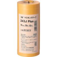 3M マスキングテープ 243J Plus 10mmX18m 12巻入り ( 243J 10 ) スリーエム ジャパン(株)オート・アフターマーケット製品事業部 | ORANGE TOOL TOKIWA