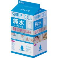 クレシア スコッティ ウェットティシュー純水 ノンアルコール 130枚 つめかえ用 ( 76135 ) | ORANGE TOOL TOKIWA