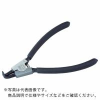 TONE スナップリングプライヤ(ベントタイプ 軸用) 全長130mm リング使用範囲3~10mm ( SRPS-125BF ) | ORANGE TOOL TOKIWA