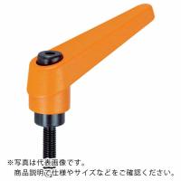 TRUSCO クランプレバー オレンジ オネジ M5 ねじ長16 ( TCMR5-16 ) トラスコ中山(株) | ORANGE TOOL TOKIWA