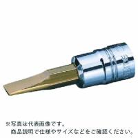 ネプロス ドライバービットソケット 6.3sq.マイナスビットソケット 刃先1×6マイナス 全長47.7mm ( NBT2M-06 ) 京都機械工具(株) | ORANGE TOOL TOKIWA