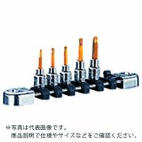 ネプロス 6.3sq.T型トルクスビットソケットセット[5コ組] ( NTQ4T05A ) 京都機械工具(株) | ORANGE TOOL TOKIWA