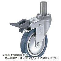 ハンマー 差込み旋回式ゴム車輪 100mm トータルロック  ( 915EK-PR100 ) | ORANGE TOOL TOKIWA