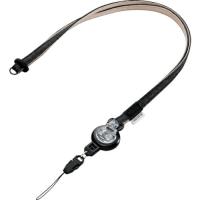 ELECOM ( エレコム )　スマートフォン用ストラップ　落下防止クリップ・コードリール付　ブラック (MPA-ST01BK) | ORANGE TOOL TOKIWA