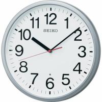 SEIKO 電波掛時計 直径305×45 P枠 銀色メタリック ( KX230S ) セイコータイムクリエーション(株) | ORANGE TOOL TOKIWA