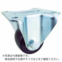 ユーエイ プレート式 固定 低床キャスター 強化ナイロン 車輪径65mm  Hタイプ UHR型 取付寸法78×78 ( UHR-65GFB ) (株)ユーエイ キャスター事業部 | ORANGE TOOL TOKIWA