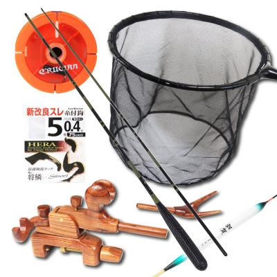 ヘラブナ釣りセット　釣竿、竿掛け、浮きセット 楽天市場】おり釣具 オリジナル 彩賀 ヘラブナ 釣りセット (へら竿 玉