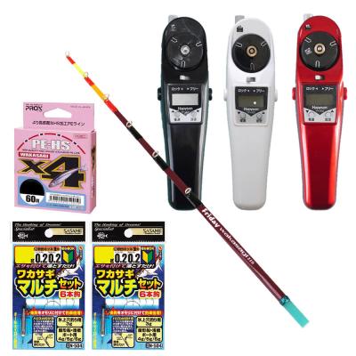 庄内竿　リールつき 特製庄内竿 軟調中通しロッド3.0m（両軸リール用） : スキー