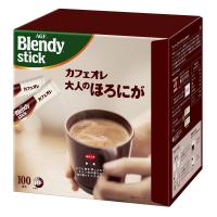 AGF ブレンディ スティック カフェオレ 大人のほろにが 100本 【 スティックコーヒー 】 | OSベストアイテムズ