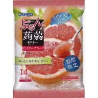 業務用菓子問屋GGxオリヒロ　１２０Ｇ ぷるんと蒟蒻ゼリーパウチピンクグレープフルーツ×48個【xw】【送料無料（沖縄は別途送料）】 | スーパー業務用菓子問屋ヤフー店