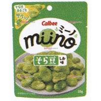 業務用菓子問屋GGxカルビー　２８Ｇ ｍｉｉｎｏそら豆×12個【xecos6】【エコ配 送料無料 （沖縄 不可）】 | スーパー業務用菓子問屋ヤフー店