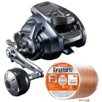 シマノ 23 フォースマスター 601 左巻き PEライン2号300mセット(シマノ タナトル8) shimano 電動リールに糸を巻いてお届けします | おさかな侍