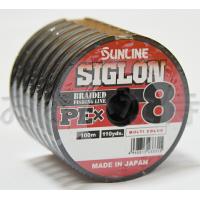 サンライン シグロン PE X8 1.5号(25lb/11.0kg) 100m〜連結  8本撚りPEライン マルチカラー10m×5色 SUNLINE SIGLON | おさかな侍