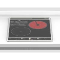 送料無料 CS-H217B 三菱IHクッキングヒーター (1口IH1口ハロゲン・グリル無しビルトイン）