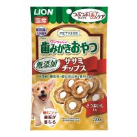ライオン商事 PETKISS ワンちゃんの歯みがきおやつ 無添加ササミチップス さつまいも入り 30g[happiest][SBT] | おしゃれcafe