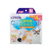 ジェックス ピュアクリスタル 軟水化フィルター 全円 猫用 4個入[happiest][SBT] | おしゃれcafe