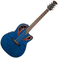 Ovation オベーション Celebrity Elite Plus CE44P-8TQ-G Blue Transparent Quilt エレクトリック アコースティックギター エレアコ | 大谷楽器